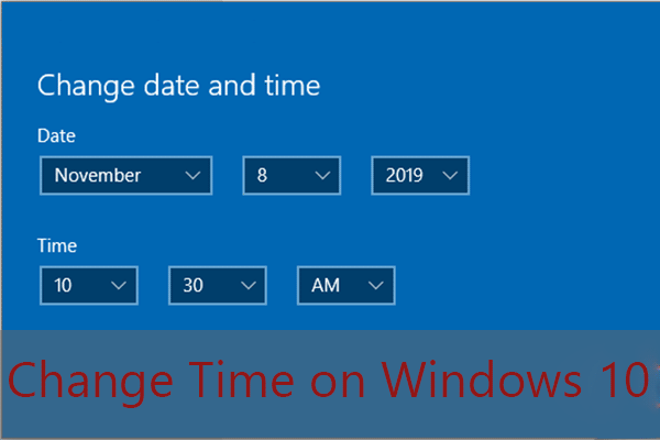 hoe de tijd op Windows 10 thumbnail te veranderen