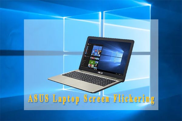 asus bærbar skærm flimrende thumbnail