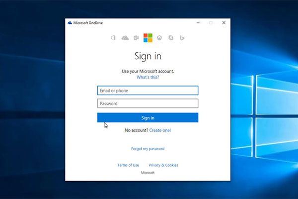 miniatuur van onedrive-account