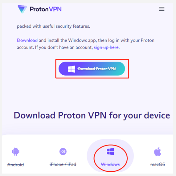   descargar Proton VPN para Windows