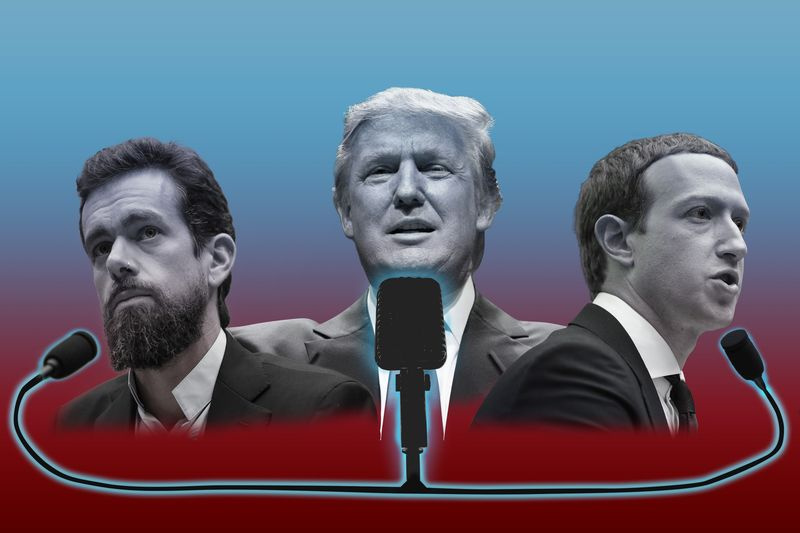 Co mají společného Mark Zuckerberg, Jack Dorsey a Donald Trump