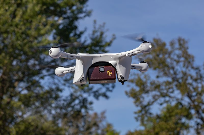 Un drone UPS