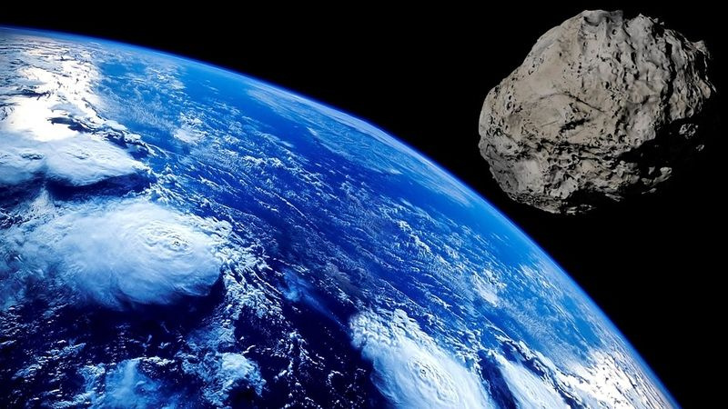 Ein erdnaher Asteroid.