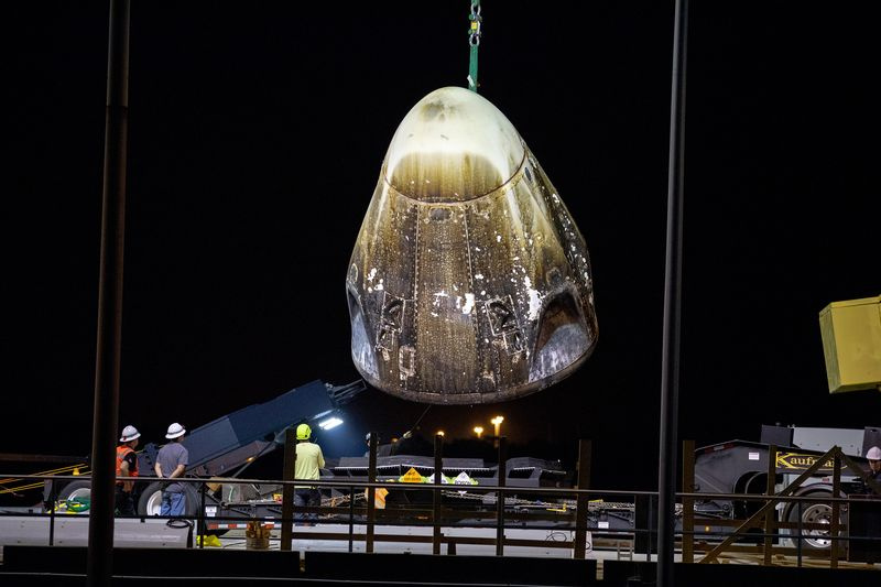 SpaceX récupère la capsule Dragon