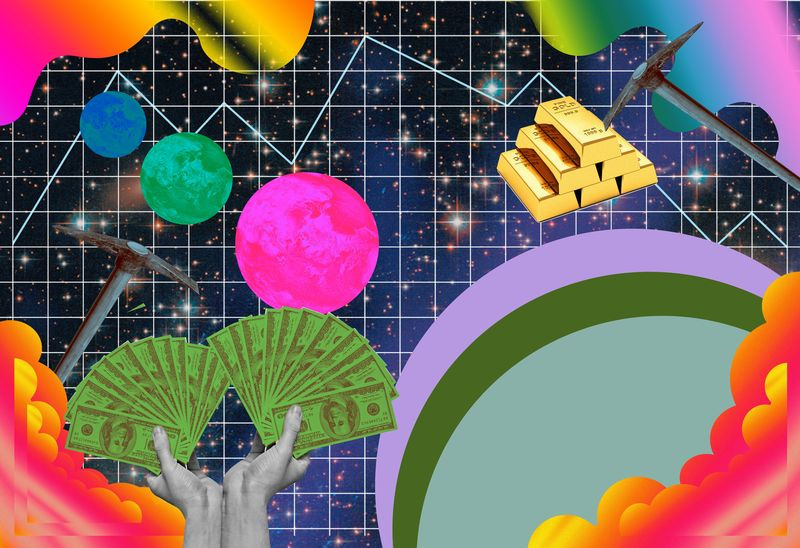 Une illustration montrant des billets de cent dollars américains, de l