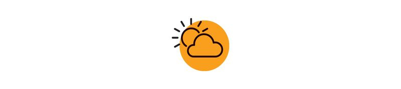 Une icône représentant la météo