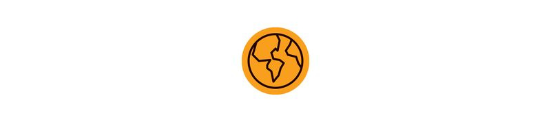 Une icône représentant la terre