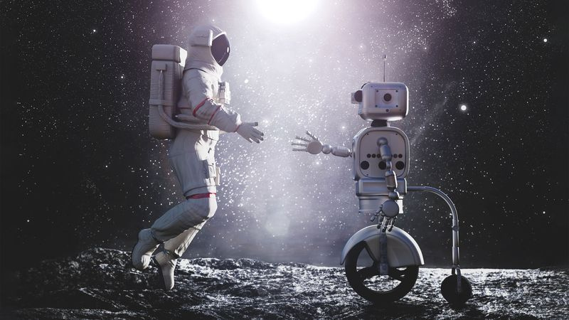 Rover Ai aidant et astronaute
