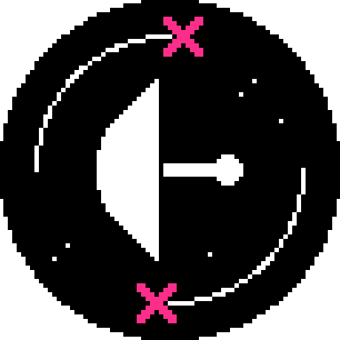 Eine konzeptionelle Illustration des Co-Orbital-Angriffs