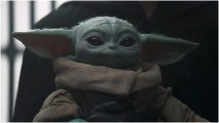 Grogu en Luke Skywalker in The Mandalorian