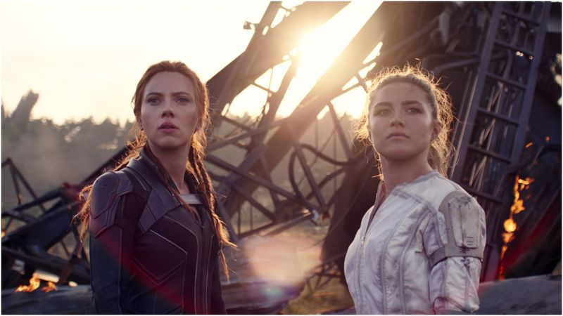 Scarlett Johansson og Florence Pugh i Black Widow
