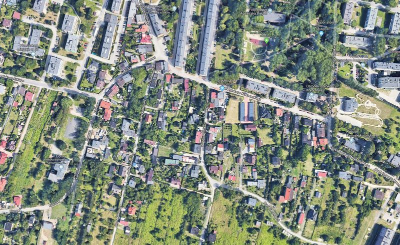 Ein Screenshot der Google-Satellitenkarte