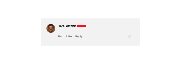 konzeptionelles Bild missbräuchlicher Kommentare in sozialen Medien