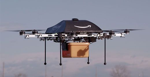 Amazon Prime-Drohne in der Luft