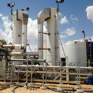 Wasseraufbereitungsanlage in Midland, Texas