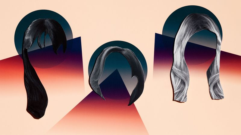 illustration conceptuelle de 3 femmes