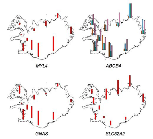 Des cartes montrent à quel point certaines mutations de l