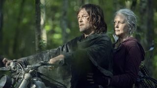 Norman Reedus en Melissa McBride in The Walking Dead