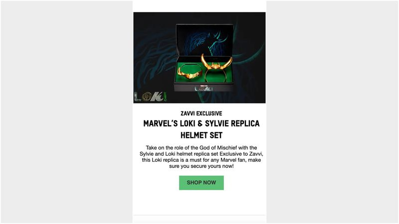 Loki en Sylvie-merchandise