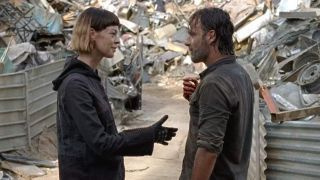 Jadis og Rick Grimes i The Walking Dead