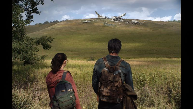 The Last of Us -sarja, jossa Pedro Pascal Joelina ja Bella Ramsey Ellienä