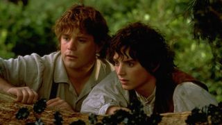 Sean Astin ja Eliijah Wood elokuvassa Lord of the Rings: Fellowship of the Ring