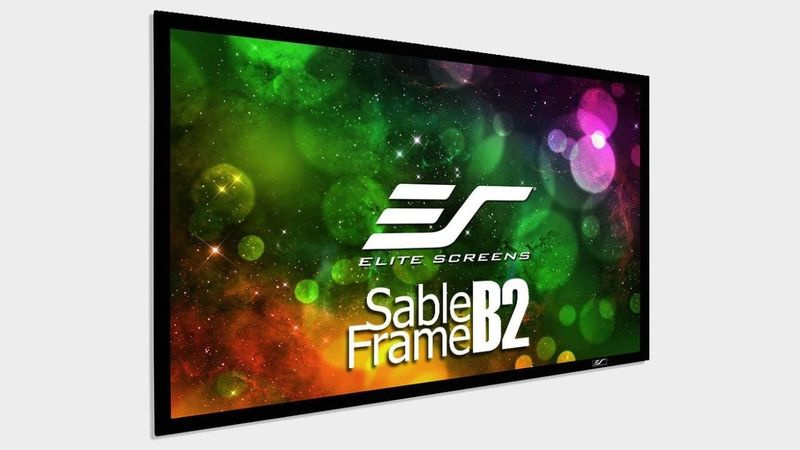 Bedste projektorlærred: Elite Screens Sable Frame B2