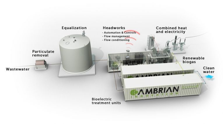 système conçu par le spin-out du MIT, Cambrian Innovation utilise des microbes pour traiter et extraire l